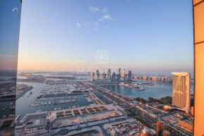 Damac Heights 3BDR Upgrade-High Floor with Seaview